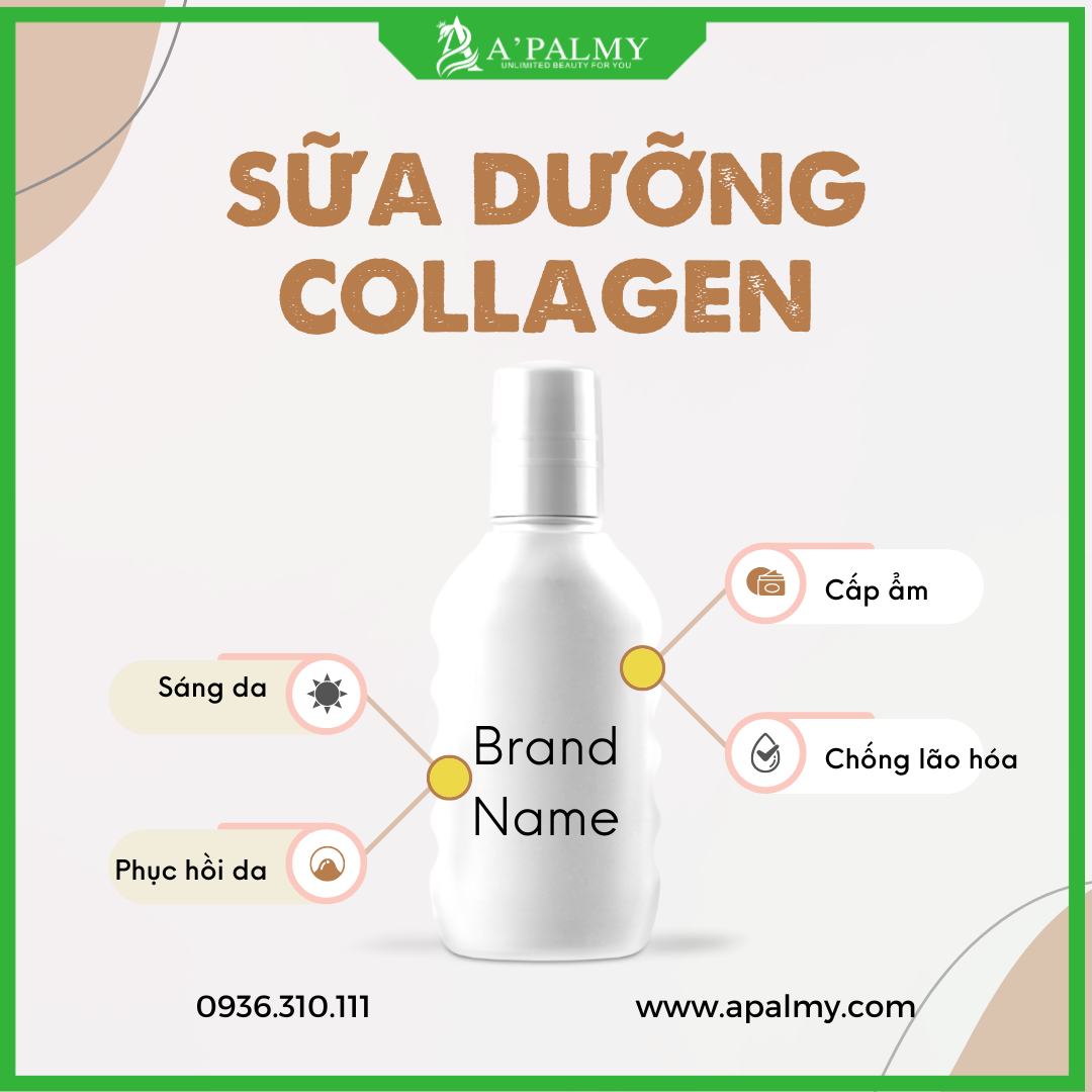 gia công sữa dưỡng collagen